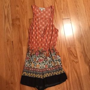 Printed summer romper